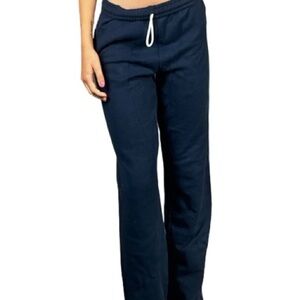 Navy Blue Sweatpants with Drawstring